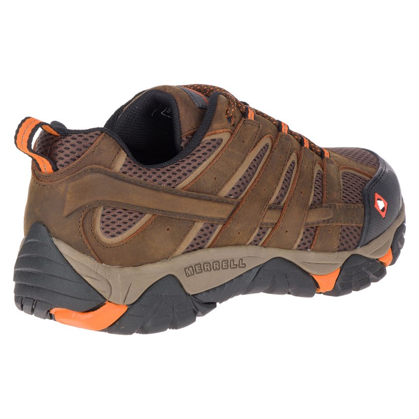 Chaussure de Securite Merrell Moab Vertex Vent SR Marron Homme | F.L.PDFK